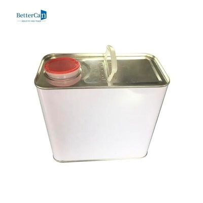 Latas vacías de la pintura del galón de Tin Cans de la pintura de 2 litros para la sustancia química del deluente que embala