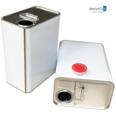 5L el cuadrado Tin Canisters, capa de metal puede Tin For Hardener