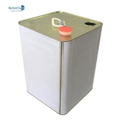 El coche de empaquetado hermético pinta el metal Pail With Plastic Lid de Tin Plate Containers 20l