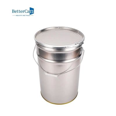 sellante de epoxy de la lechada de la teja 25L cubo de la pintura de 5 galones vacío con la manija del metal