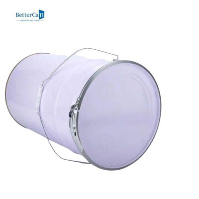 sellante de epoxy de la lechada de la teja 25L cubo de la pintura de 5 galones vacío con la manija del metal