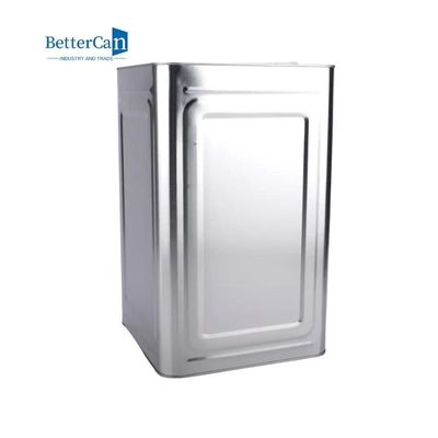 Indicador de plata vacío de los cubos 0.28mm-0.35m m del metal del cuadrado de las latas 18L 20L de la pintura