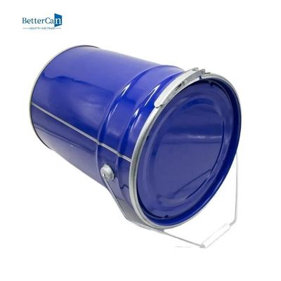 Cubos de encargo de 5 galones alrededor del cubo Pail Stackable Package del metal 10L