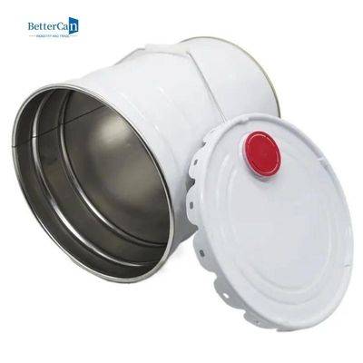 poder de adornamiento de la pintura de 0.28mm-0.43m m   Ronda Tin Bucket Tightly Sealed
