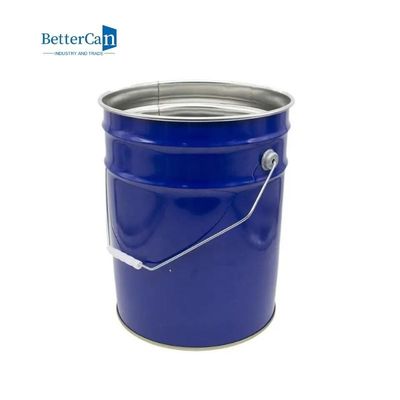 Cubos de encargo de 5 galones alrededor del cubo Pail Stackable Package del metal 10L