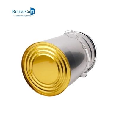 Cubos de encargo de 5 galones alrededor del cubo Pail Stackable Package del metal 10L