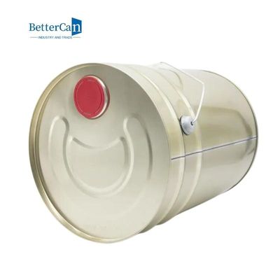 Cubos vacíos de 5 galones del oro, ronda 20L Tin Bucket Pail