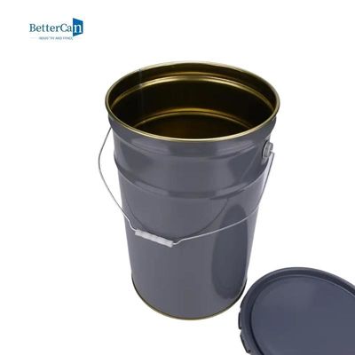 Vacie la protección de capa de soldadura blanca del cubo de la pintura de 25 litros
