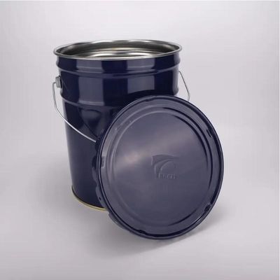 Recicle el adornamiento de la poder de la pintura teclea el cubo negro de la pintura 20L 5 galones