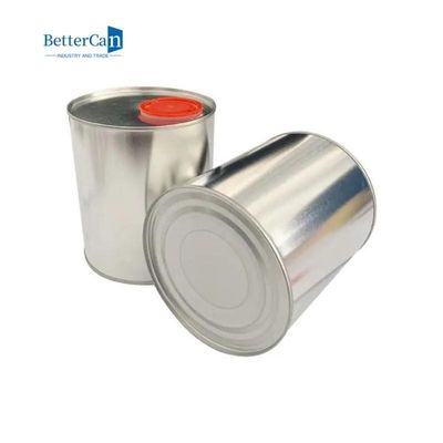 1L pintan a Tin Can Manufacturer Top Sealed alrededor de las latas del metal