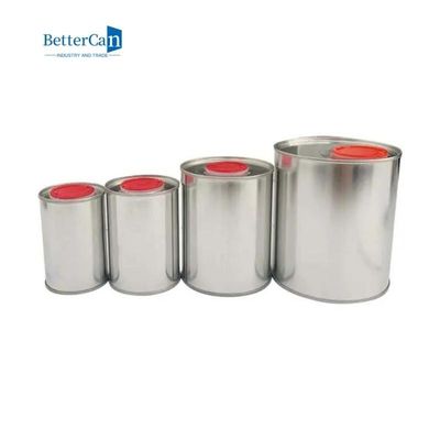 1L pintan a Tin Can Manufacturer Top Sealed alrededor de las latas del metal