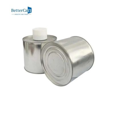Metal industrial Tin Can With Plastic Lid de las latas 100G de la pintura del sello hermético