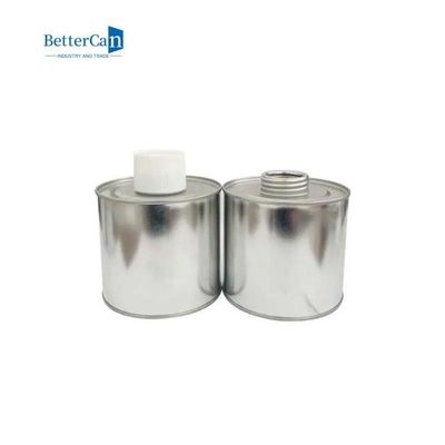 Metal industrial Tin Can With Plastic Lid de las latas 100G de la pintura del sello hermético