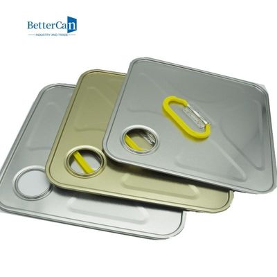 cuadrado Tin Can Parts L237*W237 de 18L 20L con la manija/el casquillo modificados para requisitos particulares