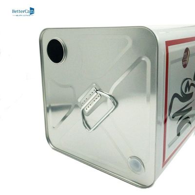 aceite de cocina 10L Tin Can, 16 litros Tin Container rectangular vacío
