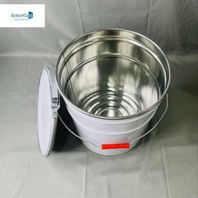 10 litros de lata de lata cónica con cerradura de anillo de lata OEM 5L Sika cucharas de metal