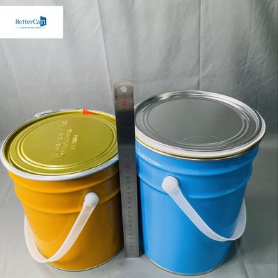 10 litros de lata de lata cónica con cerradura de anillo de lata OEM 5L Sika cucharas de metal