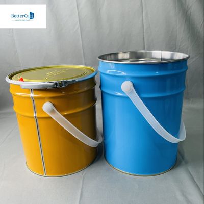 10 litros de lata de lata cónica con cerradura de anillo de lata OEM 5L Sika cucharas de metal