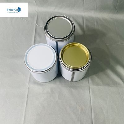 1 litro de lata de metal lata de pintura portátil solución de lata química