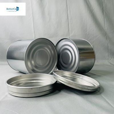 ODM 2,5 litros de poliestireno de pintura redonda de metal puede 250 ml de contenedor de lata vacía