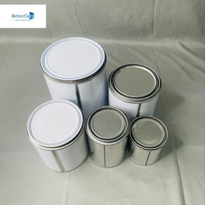 1/2 de pinta de pintura de automóviles latas de estaño con cubierta de metal OEM 250 ml a 5 litros de latas de estaño automático