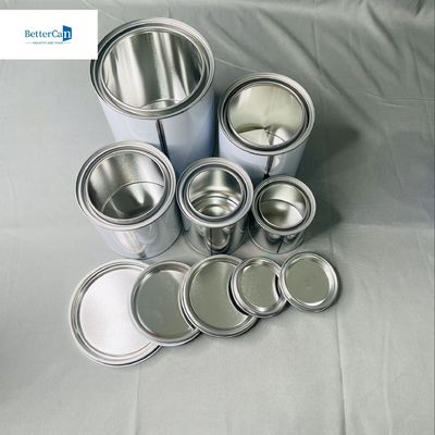 Envases de lata de pintura de 250 ml Envases de lata redondos pequeños de 500 ml con tapas