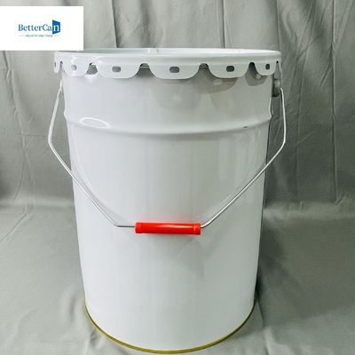 10 litros de metal cubo de cubo con tapa 2.2 galones de líquido embalaje vacío cubierto lata