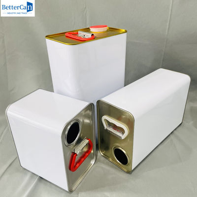 Material de embalaje de pintura de 250 ml latas de metal de 5 litros con tapa de plástico