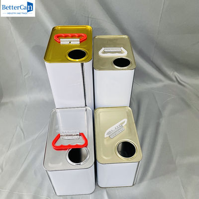 Material de embalaje de pintura de 250 ml latas de metal de 5 litros con tapa de plástico