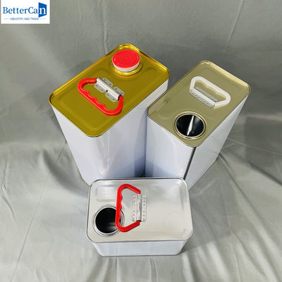Material de embalaje de pintura de 250 ml latas de metal de 5 litros con tapa de plástico